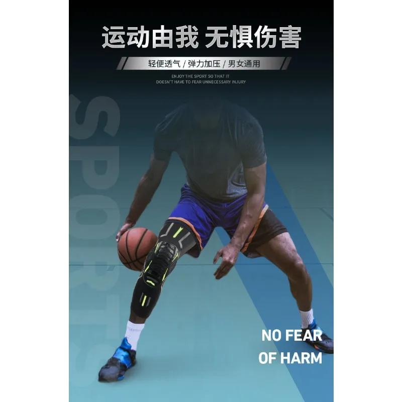 1Pcs Sports Knee Pads Brace Compression for Men Women,Leg Knee Sleeve Anti-Collision Honeycomb Knee Pads for Basketball Football