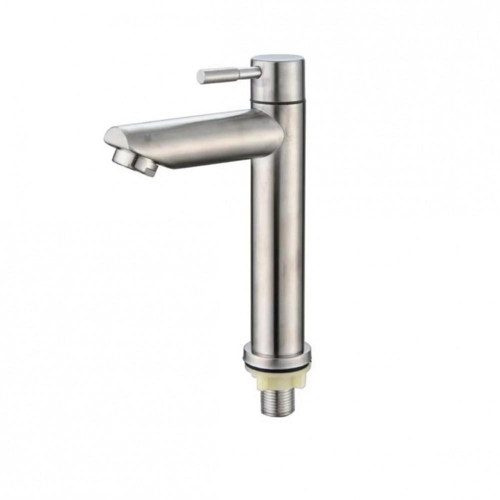 Single Handle Stainless Steel Water Tap Deck Mounted Bathroom Faucet  Bathroom