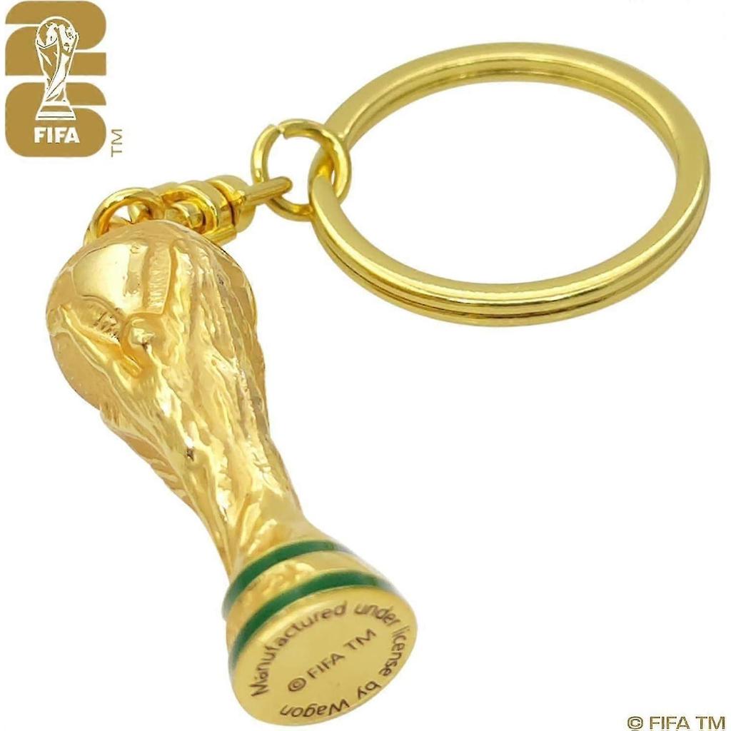 Oficjalna Edycja Mistrzostw Świata FIFA 2026 - 1,7-calowy obrotowy brelok 3D z pucharem FIFA - Przedmiot kolekcjonerski - Najwyższej jakości stop cynku i akryl; Idealny dla