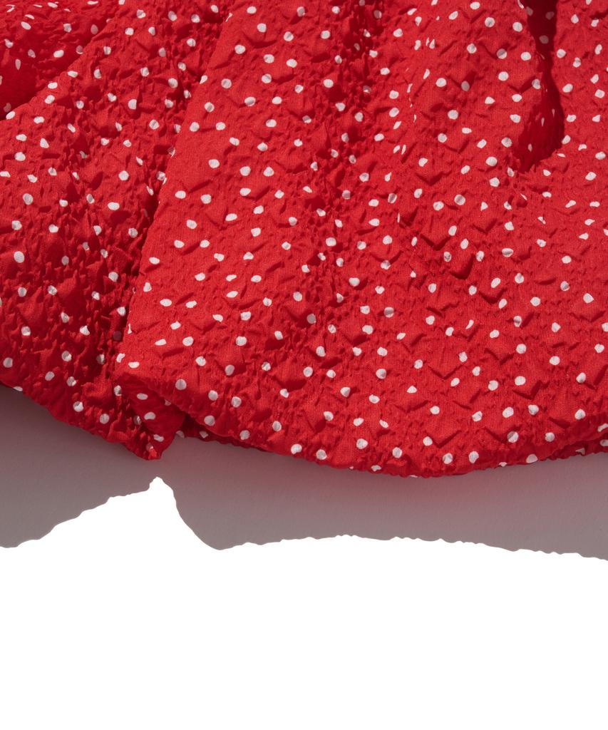 CARGOBROS FOR WOMAN Polka Dot Balloon Elastic Shorts (Red)