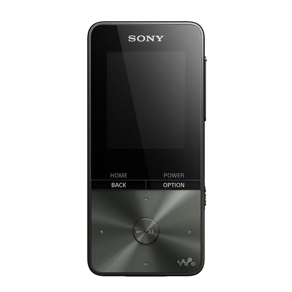 Sony Walkman S Series 16GB MP3 Player with Up To 52 Hours of Continuous Includes Earphones and 2017 Black NW-S315K Bluetooth, Playback, Speakers,