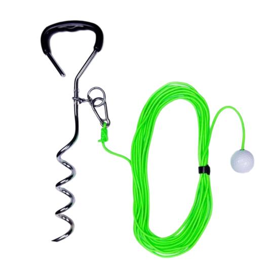 Golf Swing Trainer Golf Ball On A String Swing Training Aid 50 Feet of Swing Feedback Golf Practice Equipment for Home Park Backyard