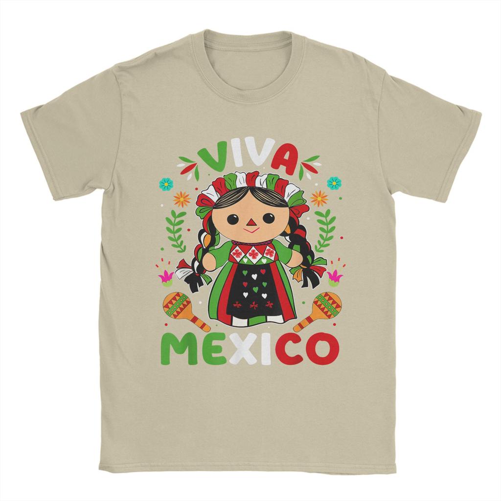 Viva Mexico Mexican Independence Day Shirts Women Girls Summer T-Shirts For Men Tee Shirt Short Sleeve Clothes