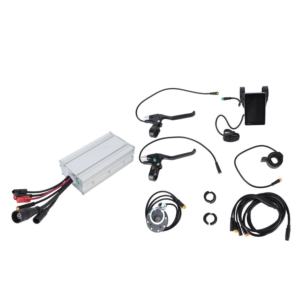 30A Electric Bike Controller Kit Waterproof Bicycle LCD Display Thumb Throttle Power Assist Sensor for 1000W Motor