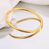 Unisex Titanium Steel Bracelet: Fashionable, Simple, Versatile, Non-Fading Hand Jewelry