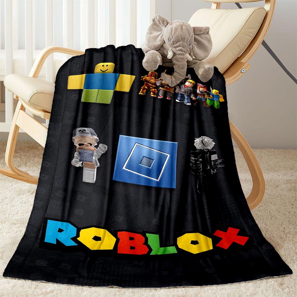 Roblox 199 Blanket Comfortable Suitable for Livingroom Office Chair Couch Four Seasons Universal Warmthful Decor