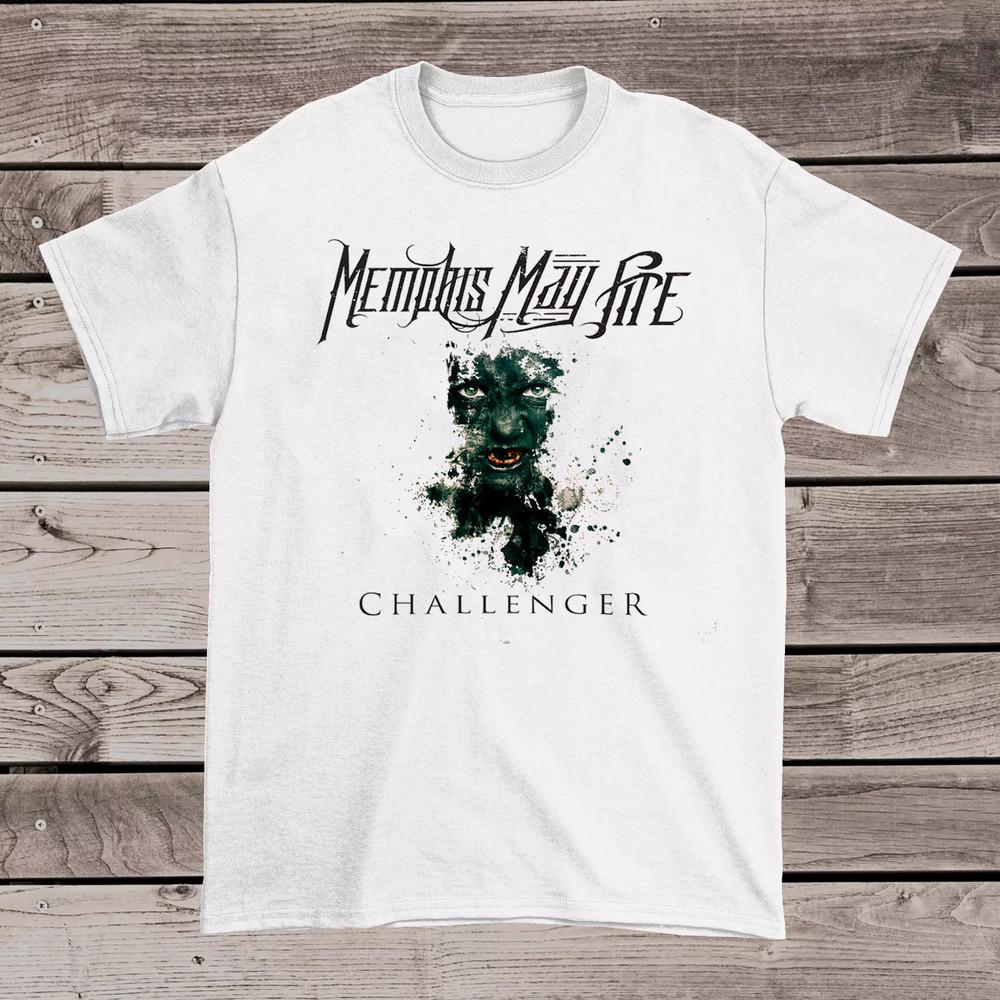 

Memphis May Fire Band Album Challenger White Cotton T Shirt Full Size S5XL Unisex T-Shirt XL