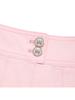 Kirsh Gradient Pleated Denim Skirt [Salmon]