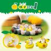 Japanese-style Small Yellow Duck Grapefruit Cat Zakka Lemon Tide Play Decorative Gift INS Mid-autumn Resin Handicraft Small Ornament