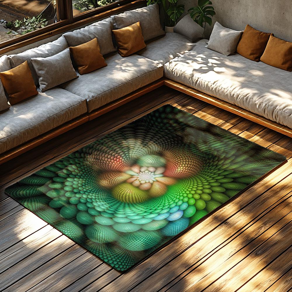 Tuniu Geometric Abstract Floor Carpet Rug Mat for Living Room Bedroom Home Decor