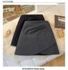 Chic Pleated Sequin Wool-Blend High-Waisted A-Line Skirt - Anti-Exposure, Versatile for Autumn/Winter
