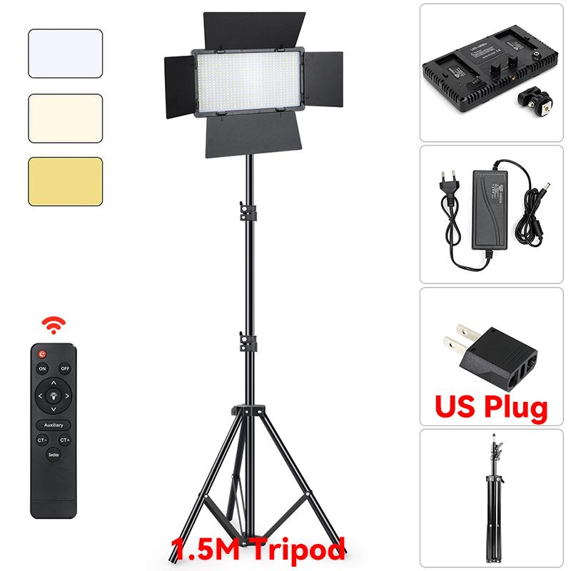 U600 LED Photo Studio Light For Game Live Video Lighting 40W Portable Video Recording Photography Panel Lamp