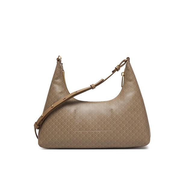 Calvin Klein Emblem Aop Conv Shoulder Bag
