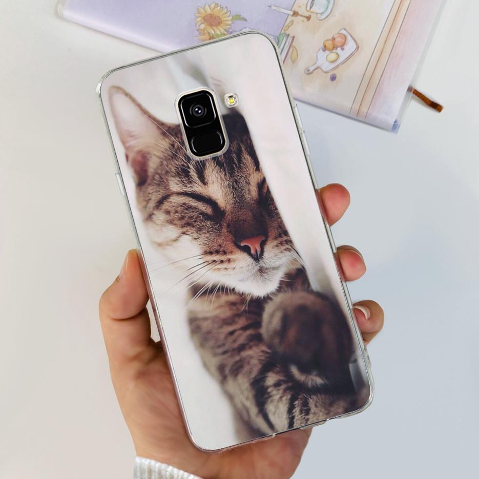 For Samsung Galaxy A8 Plus 2018 Case SM-A730F Luxury Painted Cover Soft Silicone Phone Case For Samsung A8 2018 A530F A8+ Bumper