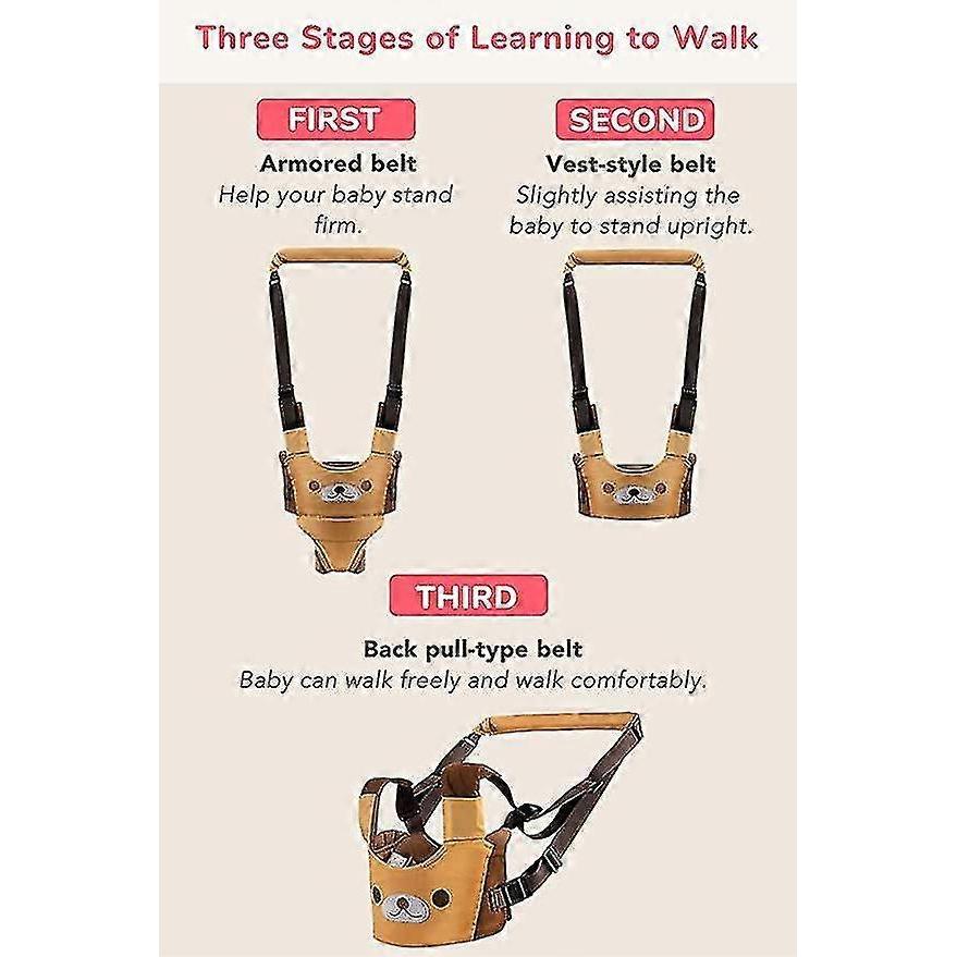 Breathable Animal Shape Walker Standing Aid Walking Harness (brown) PXCL