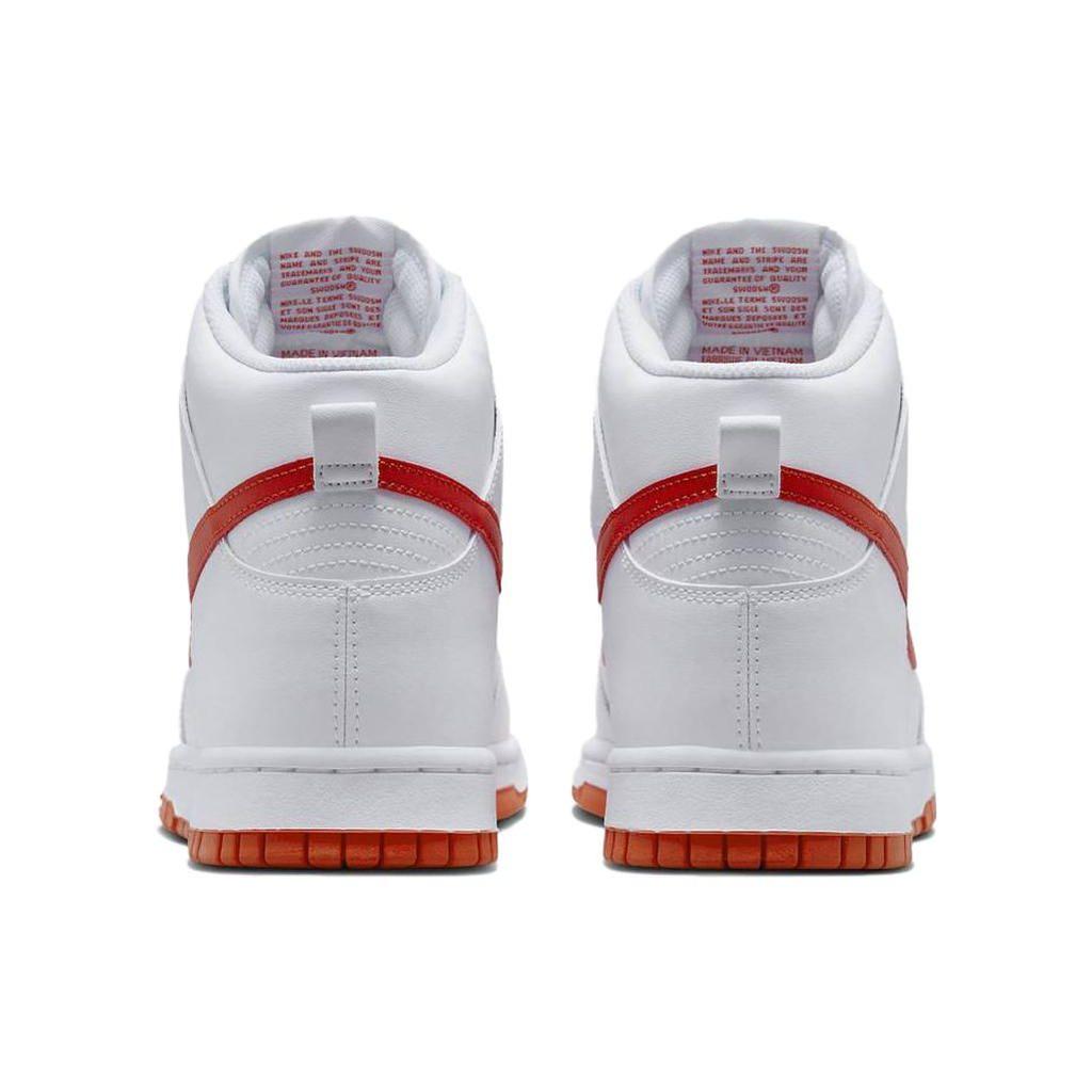 Nike Dunk High Beyaz Picante Kırmızı Erkek Spor Ayakkabı DV0828-100