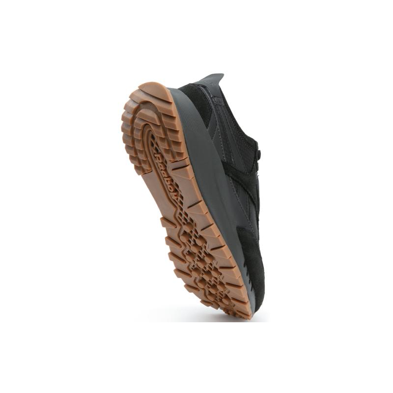 Reebok CL LEGACY W+ Cushioning, Wear Resistant Low Top Casual Running Shoes Unisex Black Warrior Sneakers 24FRC903U3GH0