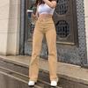 2025 Women's Solid Color Straight-Leg Casual Jeans