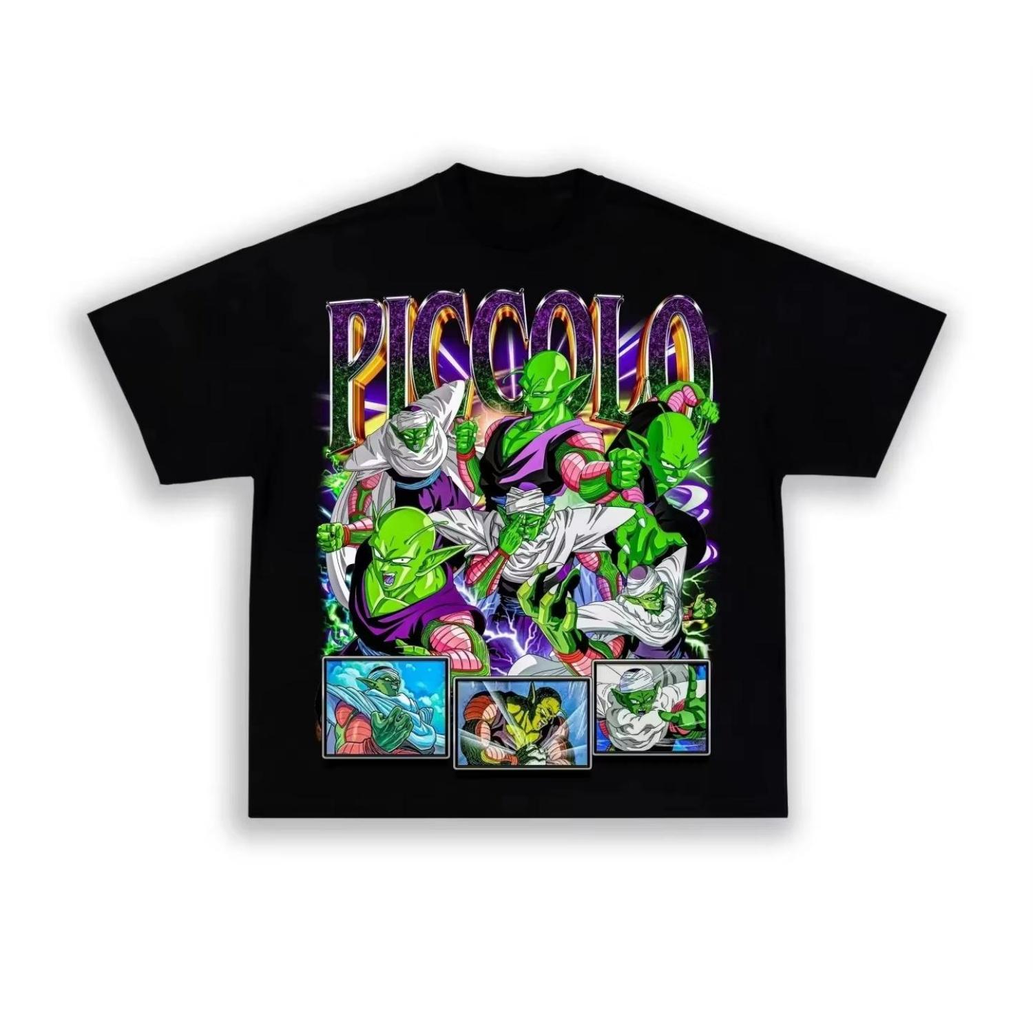 

2026 New Dragon Ball MultiStyle Anime Trend Summer Breathable and Wearresistant Street ShortSleeved TShirt S чёрный