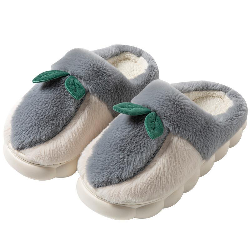 Couple indoor cotton cartoon warm winter men's and women's home slippers cotton plush slippers cotton slippers non-slip
