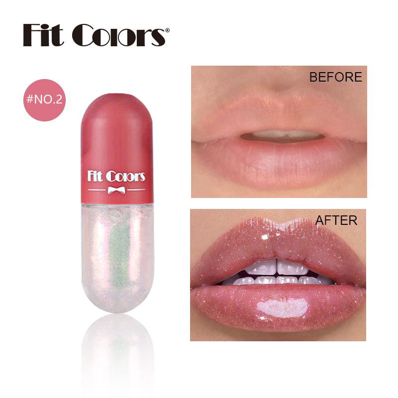 Mini Capsule Lip Balm Moisturizing Treasure Moisture Clear Color Changing Projectile Lip Balm Oil