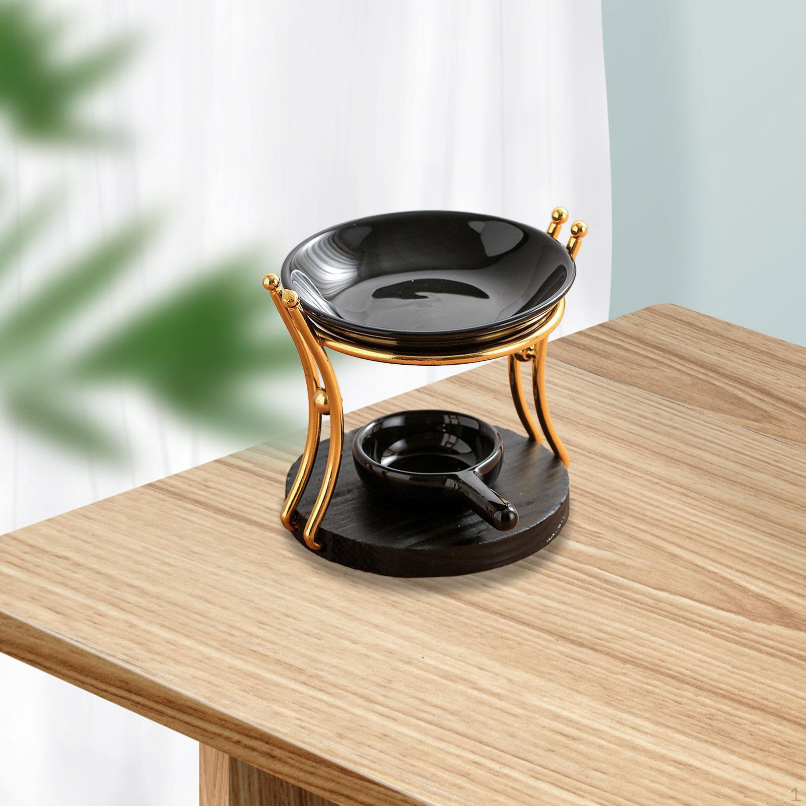 Etherische olie branders, kaars geur Diffuser, Aromatherapie Olie Diffuser Zeshoekige Wax Melt Warmer Natuurlijke Essentiële Olie Brander for Inwijdingsfeest Boerderij Desktop