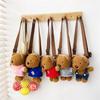 Adorable Plush Shoulder Bag For Kids Cute Teddy Bear Crossbody Mini Purse