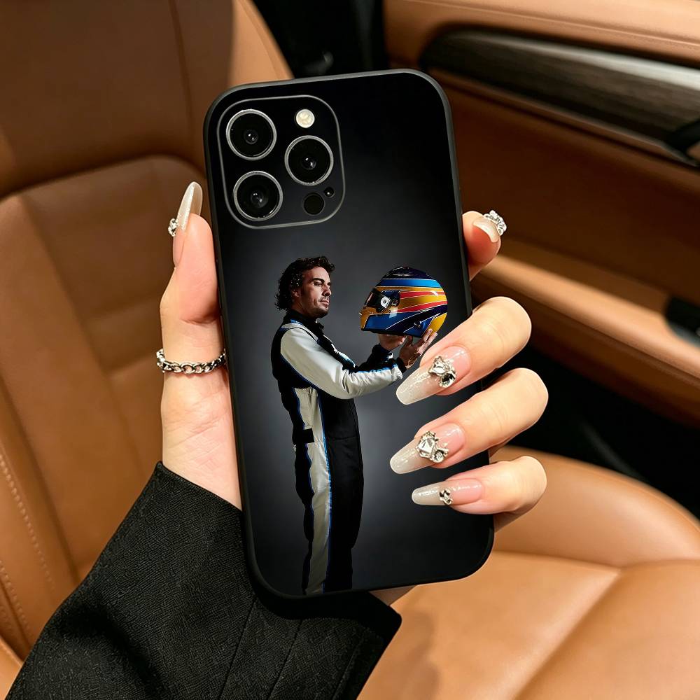 Spain- F-Fernando A-Alonso FA Phone Case For iPhone 17,16,15,14,13,12,11 Pro Max,16/15/14Plus,XS Soft Black Cover
