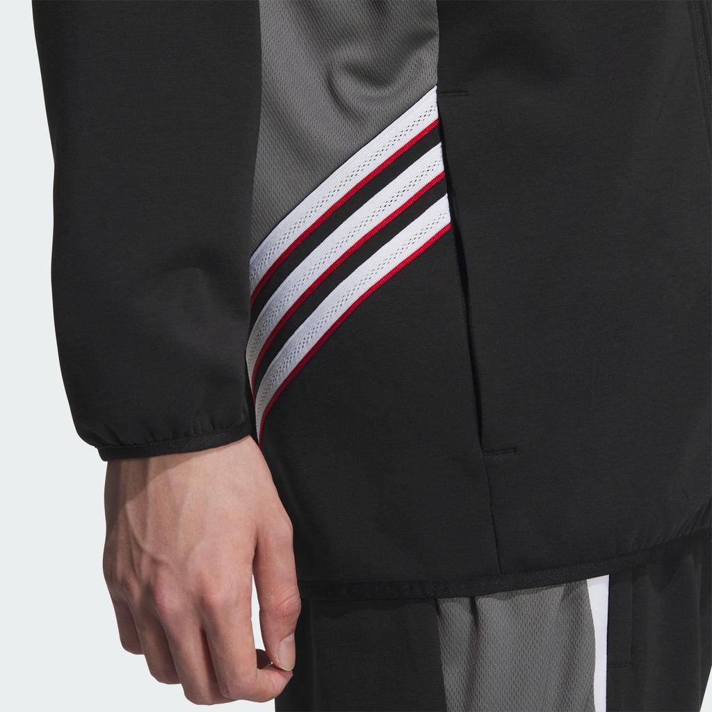 adidas Giacca Uomo Felpa con Cappuccio Vestibilità Ampia Zip Manica Lunga FW25 Giacca KC0330