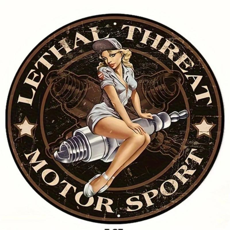 Vintage Metal Wall Art Plaque 20x20cm, Kitchen Coffee Bar Cafe Decor Sign