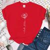 (Premium Tshirt) Hot Sales Let It Be Flower T Shirts Women Summer Cool Short Sleeves Personality Harajuku TShirt