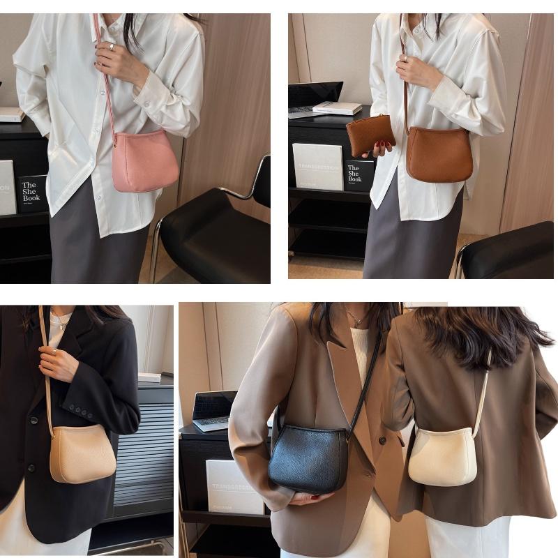Stylish And Minimalist Women's Small Shoulder Bag Pu Leather Multiple Colors Available Ideal For Casual Outings