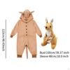 Kinder Entzückender Känguru Kapuzen-Overall Tier Onesie Kostüm für Maskerade