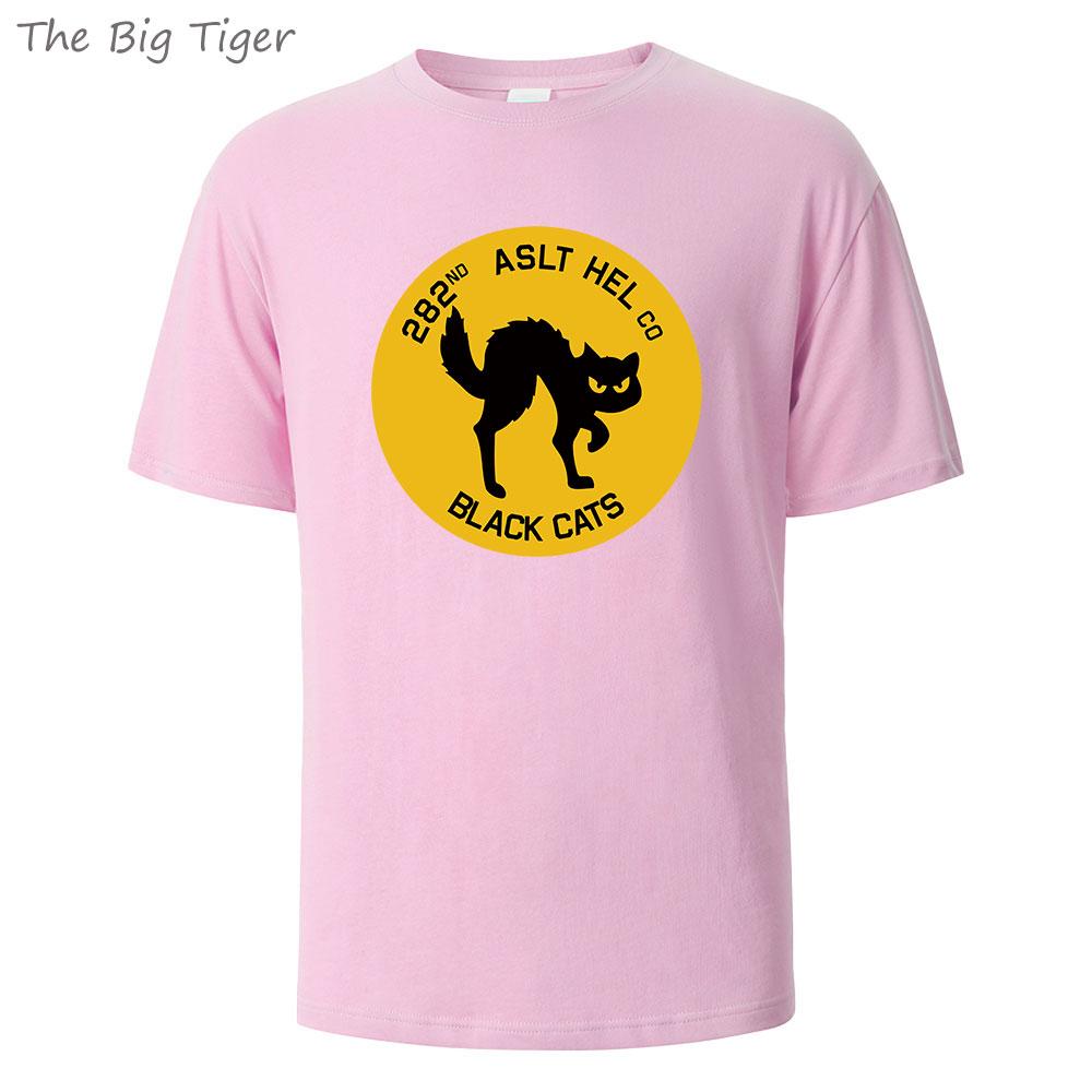 

Злой кот принт Базовая хлопковая футболка Мужская Простой дизайн с круглым вырезом Легкая летняя одежда Мужская футболка 4XL