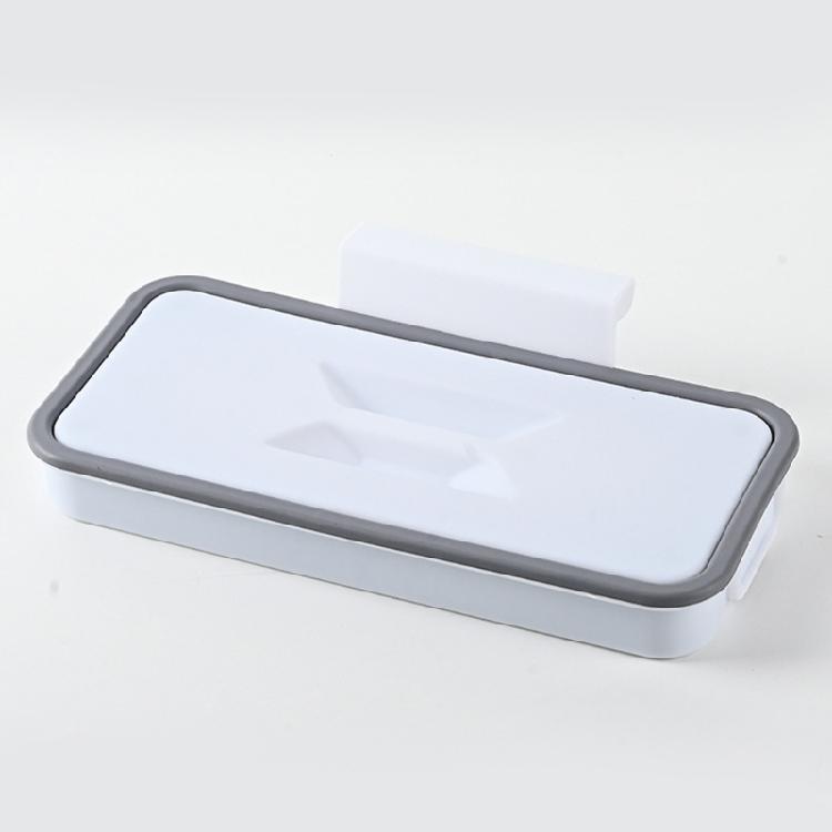 Removable Cabinet Door Garbage Bag Holder With Lid Trash High Strength Plastic Storage Rack For Indoor and Outdoor Use