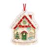 Christmas Winter 2D Acrylic Hanging Ornament, Christmas Decoration for Tree and Home