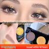 Phantom Bear Two-Color Eyeshadow Palette: Gilded Gold & Black Glitter