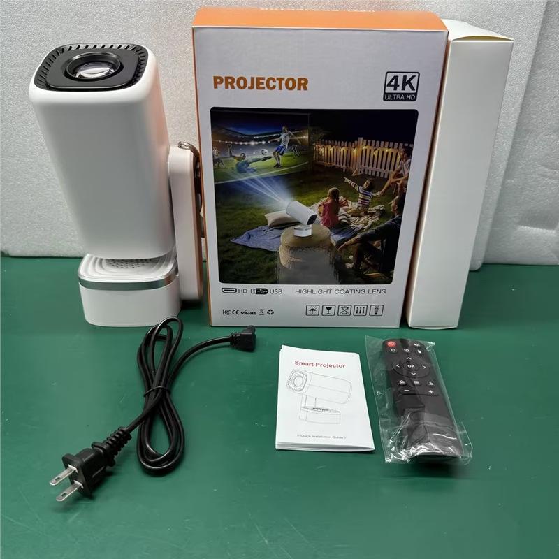 2026 German HD 4K Projector with Speaker for Home Theater and Outdoor Camping