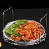 BBQ Rack Multifunctional Cooking Rack Stainless Steel BBQ Grill Polished Edges Cooking Rack Double Baking Tray