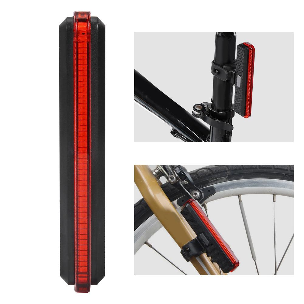 Cyklistické proužky typu LED bezpečnostní zadní světlo Bezpečnostní výstražné světlo zadního světla