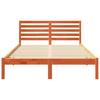 Bed Frame Wax Brown 120 x 200 cm Solid Pine Wood