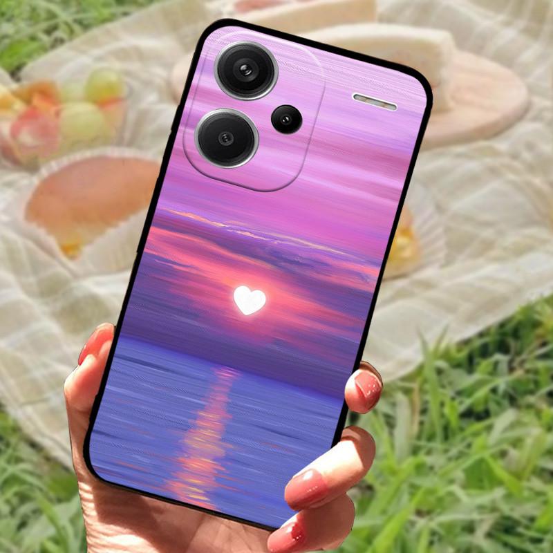 For Xiaomi Redmi Note 13 Pro Plus Cases Soft TPU Marble Phone Back On Redmi Note13 Pro+ Silicon Cover Note13Pro Plus 5G Funda