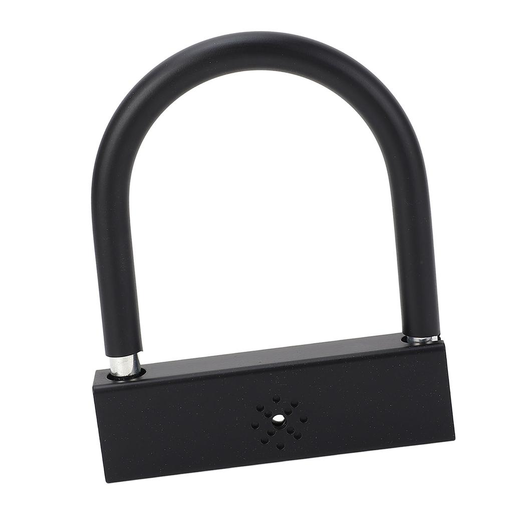 Motorcycle U Lock High Security Anti Theft Loud 110db Alarm Metal Construction Motorbike Lock for