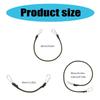 5Pcs Elastics Rope Cord Multipurpose Bungee Strap for Car Bicycles Securing Bungee Cords with Carabiner Clip Bungee Rope