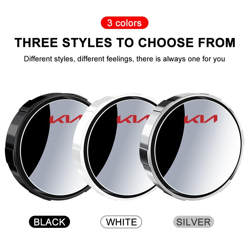 360 Degree Adjustable Blind Spot Mirror Car Auxiliary Rearview Convex Mirror Wide Angle Mirrors for KIA Rio Ceed Sportage Cerato Soul Sorento K2 Flip