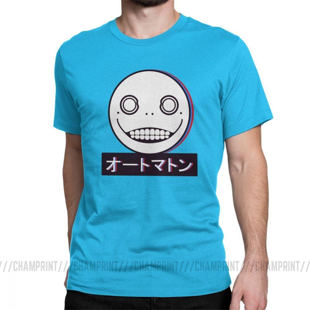 Humor Spiel Nier Automata 2B Yorha T-Shirts Herren Rundhals 100% Baumwolle T-Shirt