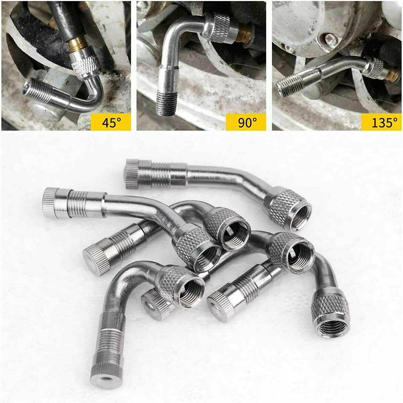 Universelle Reifenventilschaftverlängerung 45 90 135 Grad Radreifen für Auto