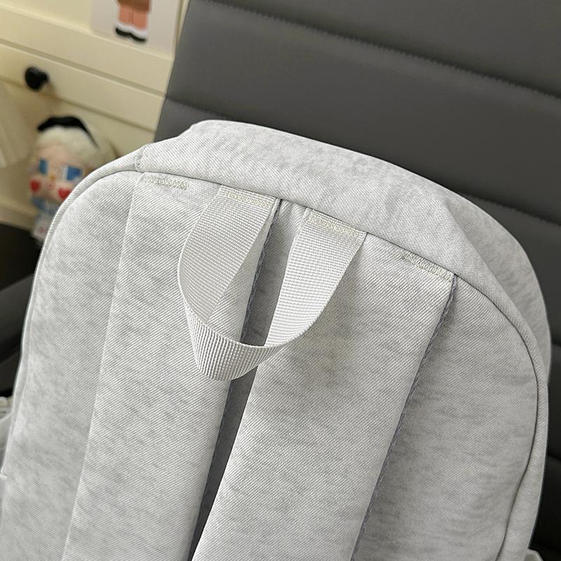 Embroidered Letter Student Schoolbag Women's Large Capacity Lightweight Backpack