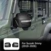 Side Mirror Cover For Suzuki Jimny 2019 2020 2021-2026 Rearview Mirror Cap Trim Exterior Car Accessories Carbon Fiber Look
