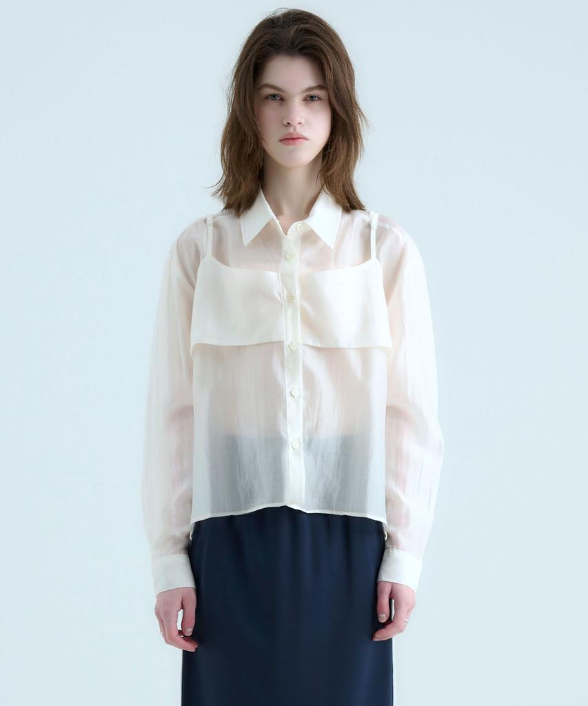 SEONEED Bustier Blouse White